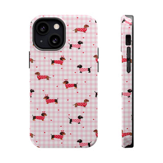 Valentines Daschund MagSafe Tough iphone case