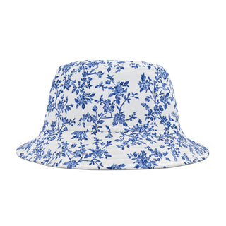 Blue Floral Bucket Hat