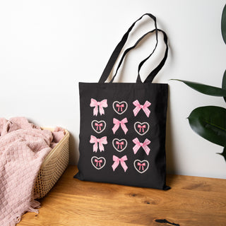 Coquette Cotton Canvas Tote Bag