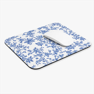 Floral Blue Mouse Pad