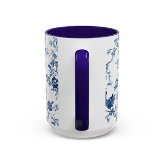 Blue Floral Mug