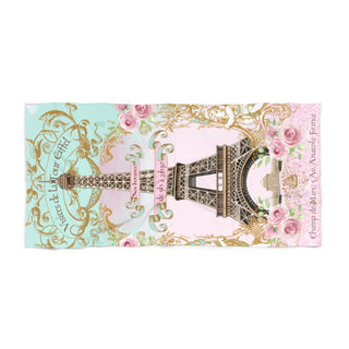 Paris Eiffel Tower Beach Towel