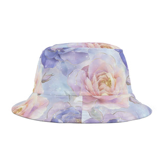 Lavender Floral Bucket Hat